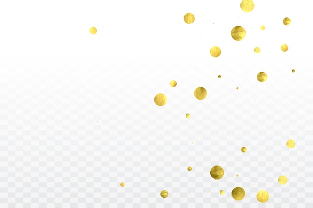 Celebración de confeti de oro. Fondo de invitación de la fiesta de cumpleaños. telón de fondo de tarjetas de felicitación navideñas festivas vectoriales. plantilla de invitación para bodas.