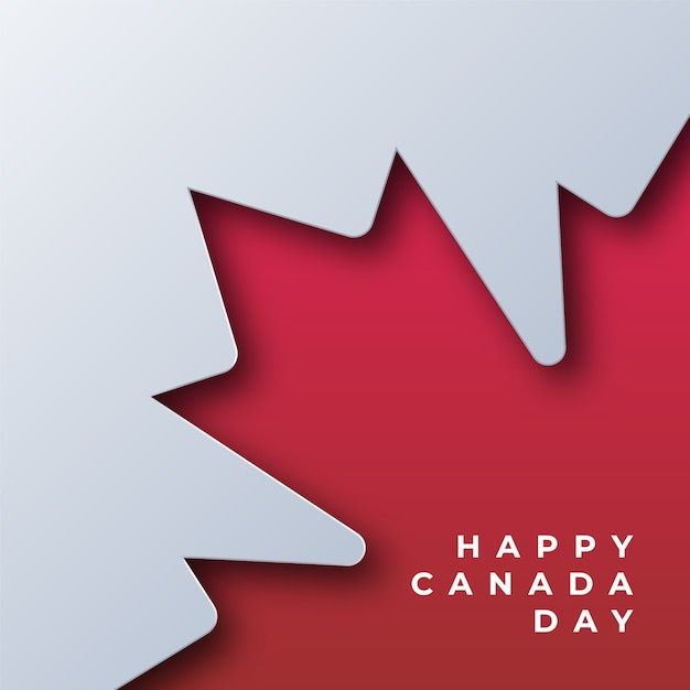 Vector celebración del día de canadá