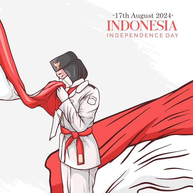 Celebración del Día de la Independencia de Indonesia o Dirgahayu de la independencia de Indonesia
