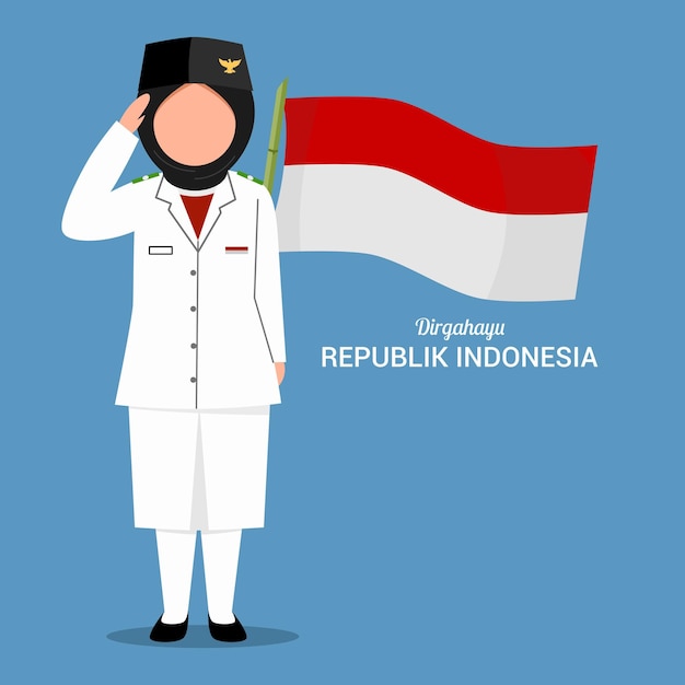 Celebración del día de la independencia de Indonesia