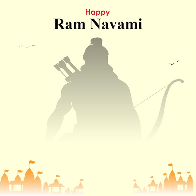Celebración divina de Ram Navami con esencia tradicional y espiritual