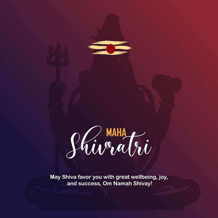 celebración del festival hindú maha shivratri banner