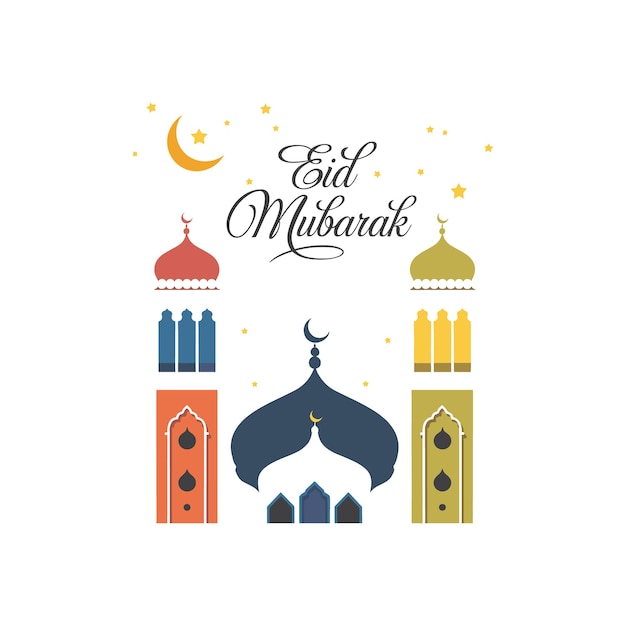 Celebración de la fiesta islámica de Eid Mubarak