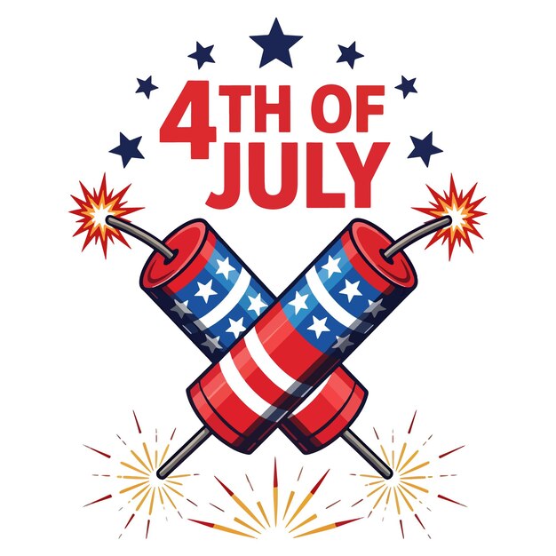 Celebración de fuegos artificiales del 4 de julio