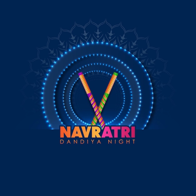 Celebración de la noche de dandiya en navratri.