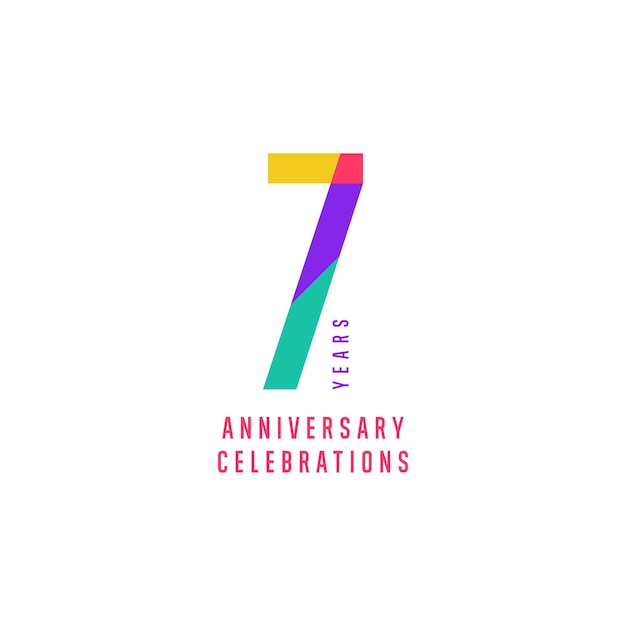 celebraciones aniversario Logotipos Colecciones plantilla