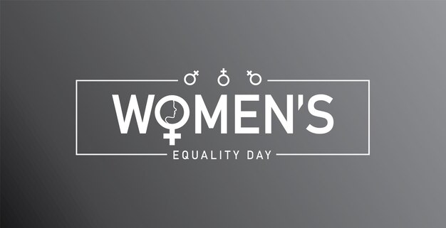 Celebrando el Día de la Igualdad de la Mujer No más violencia ilustración