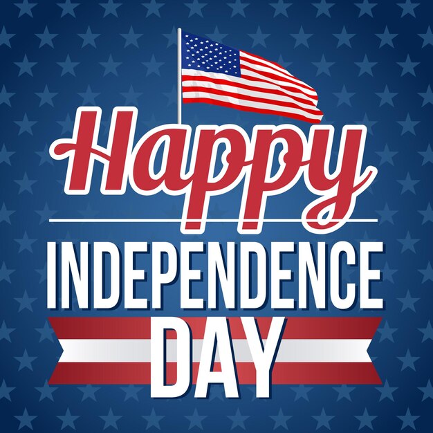 Celebrar el Día de la Independencia de los Estados Unidos Diseño