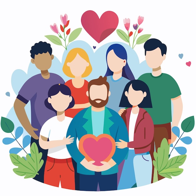 Celebrar la diversidad y el amor Un grupo multigeneracional y multicultural