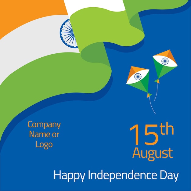 Celebrar el feliz día de la independencia poster etc diseño celebrando en la india