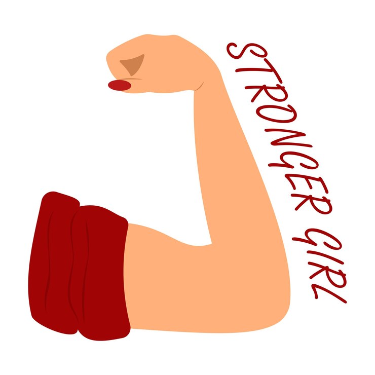 Vector celebrar la fuerza, la belleza y el empoderamiento de las mujeres día internacional de la mujer