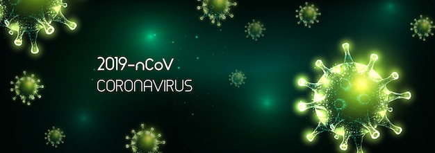 Células futuristas de coronavirus