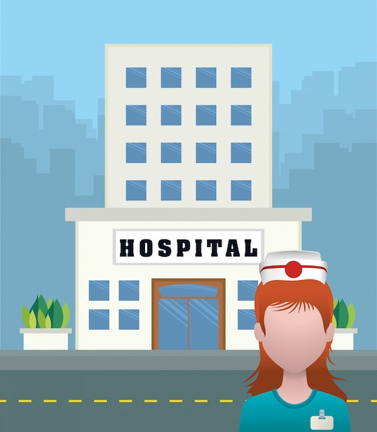 El centro médico.