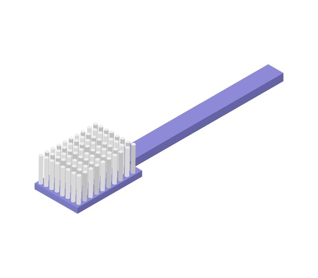 Cepillo de dientes isométrico