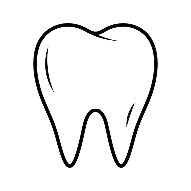 Cepillo de dientes de madera en estilo doodle Icono del cepillo de dientes de bambú ecológico de cero residuos