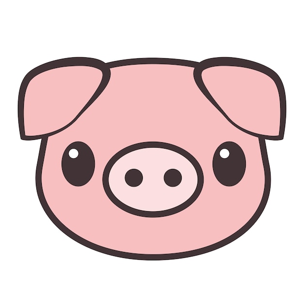 cerdo de dibujos animados