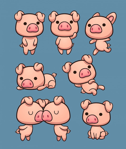 Cerdos kawaii