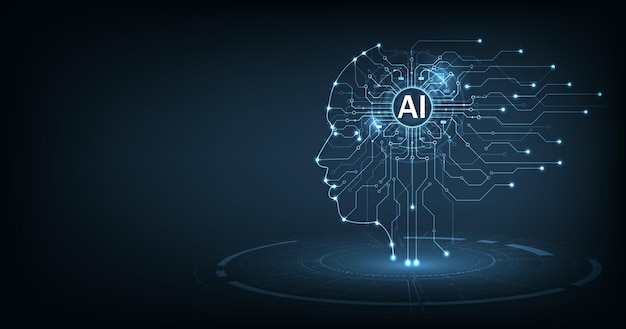 Cerebro electrónico y Concepto de inteligencia artificialAI