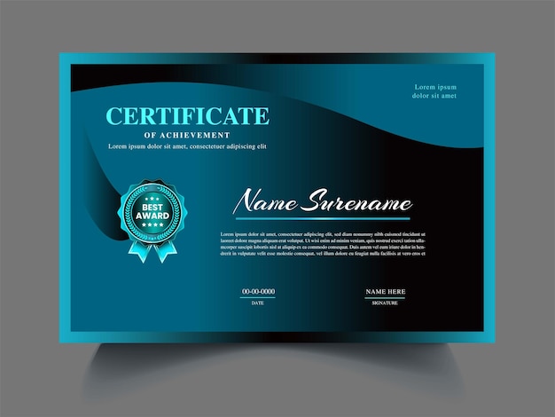 Cerficate Design