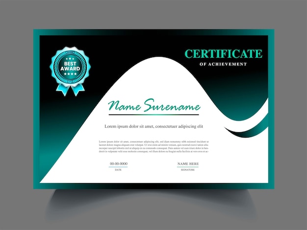 Cerficate Design