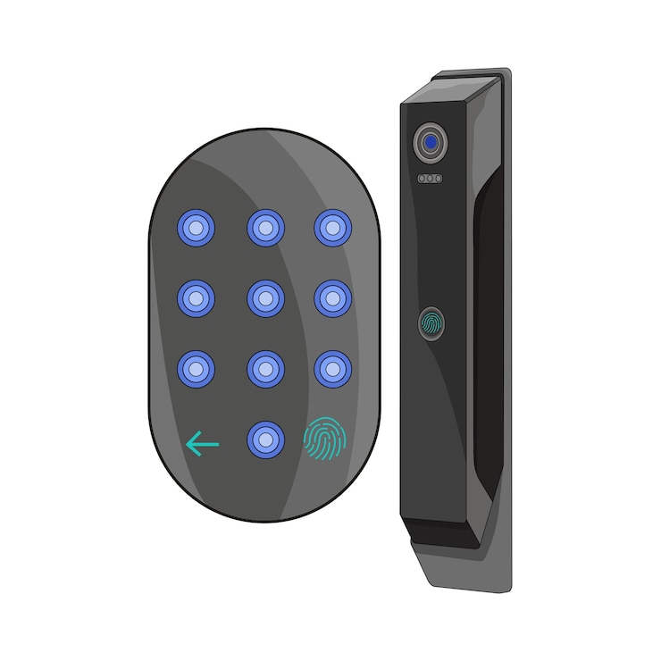 Vector cerradura de la puerta