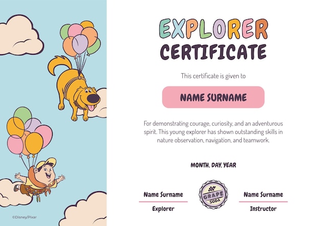 Certificado de Boy Scout
