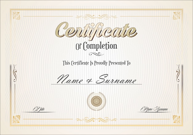Certificado de finalización