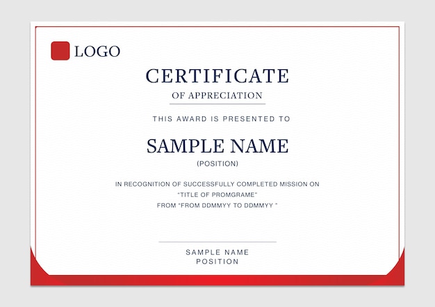 Certificado horizontal