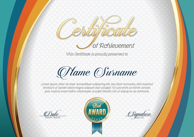 Certificado de logro