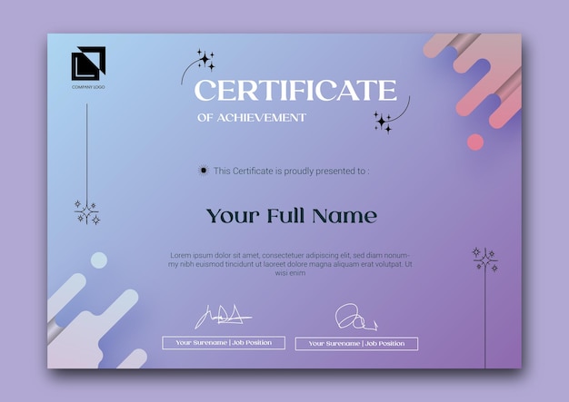 Certificado de logro