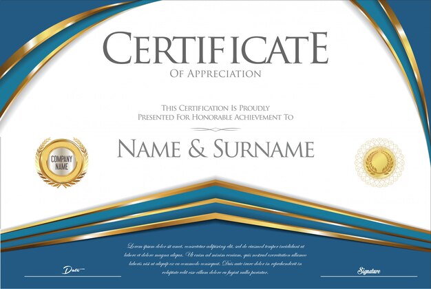 Certificado o diploma