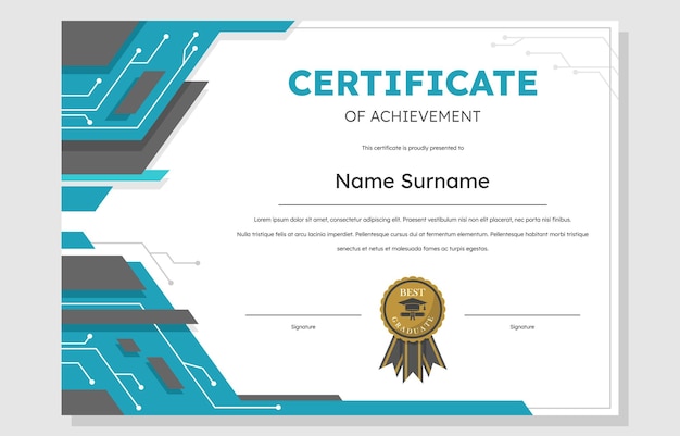 un certificado que diga certificado de concesión