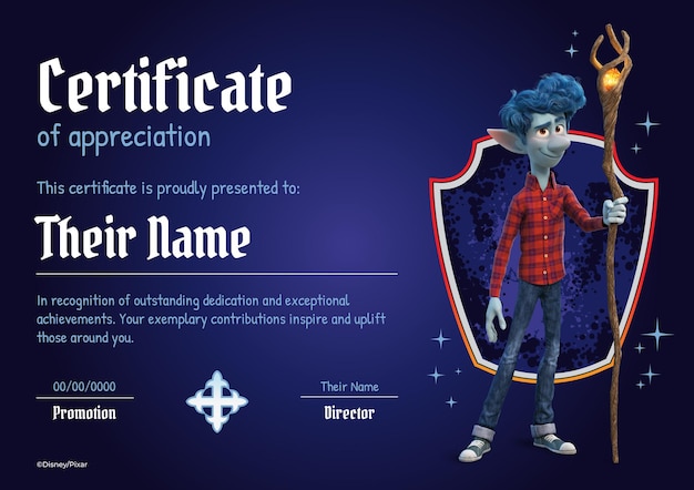 Certificado de reconocimiento