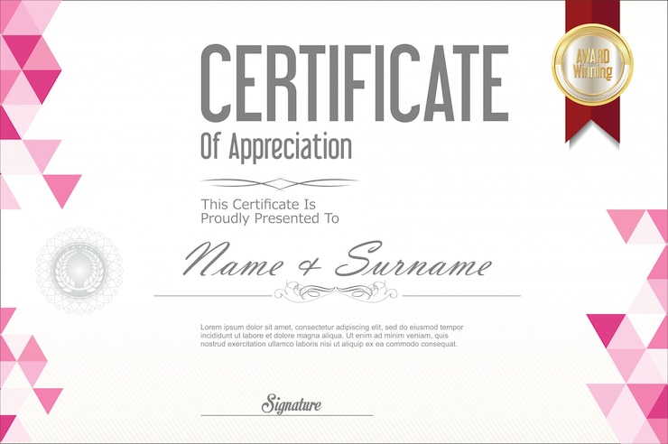Vector certificado