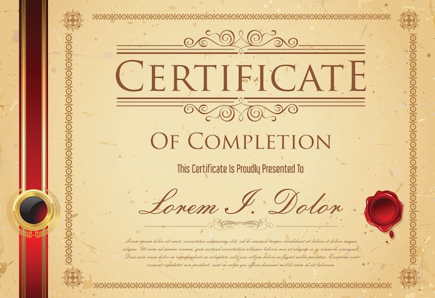 el certificado