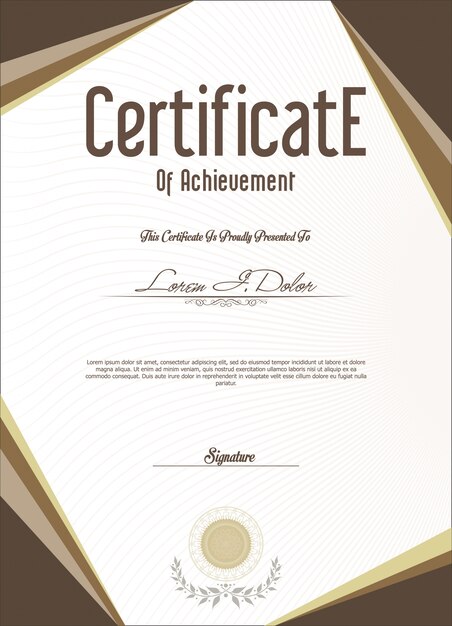 el certificado