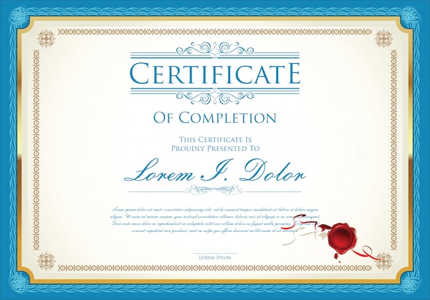 el certificado
