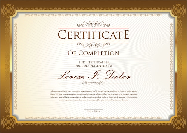 el certificado