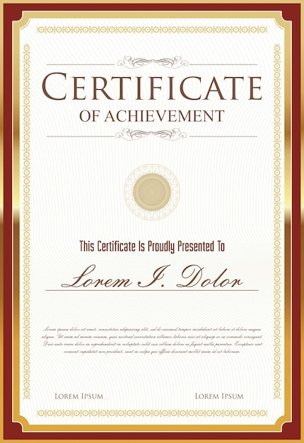 el certificado