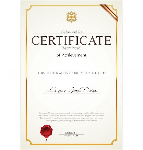 el certificado