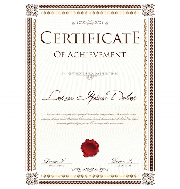 el certificado