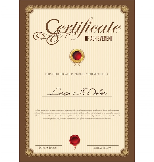 el certificado