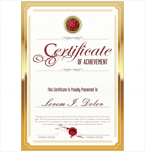 el certificado