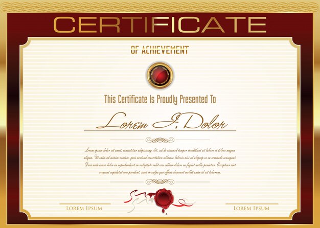 el certificado
