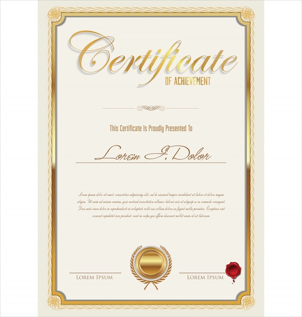 el certificado