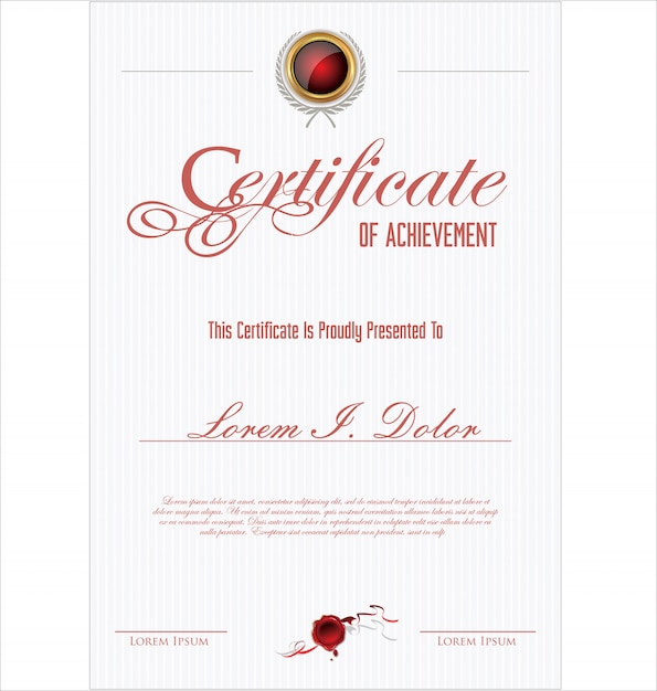 el certificado