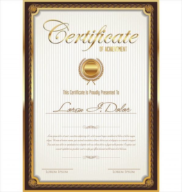 el certificado
