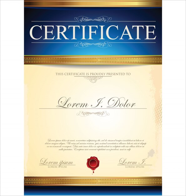 el certificado