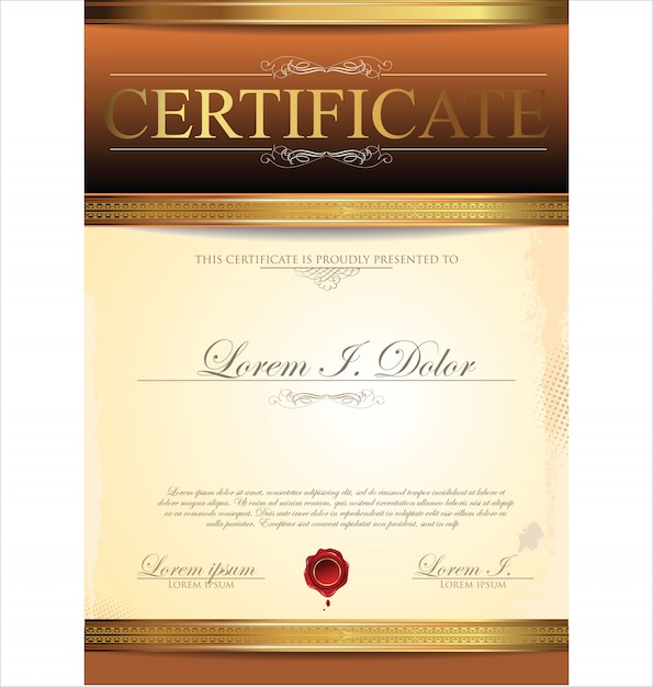 el certificado