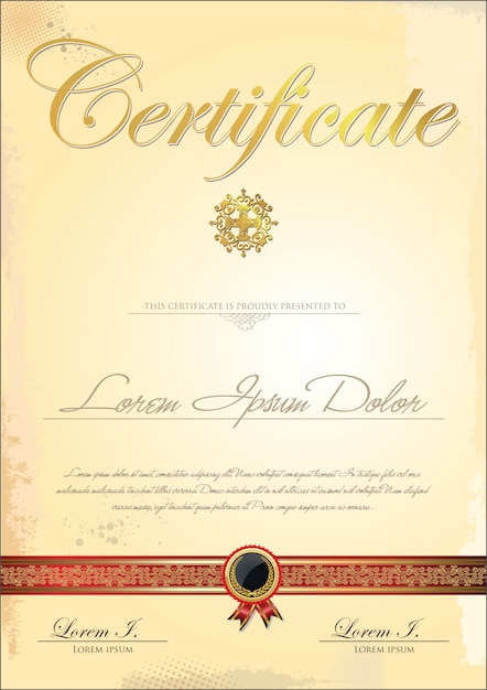 el certificado